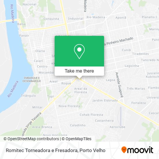 Romitec Torneadora e Fresadora map