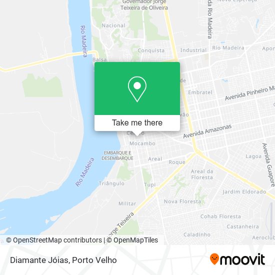 Diamante Jóias map