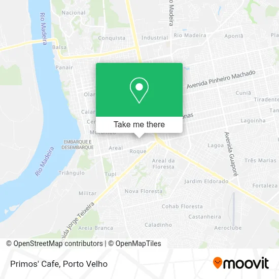 Primos' Cafe map