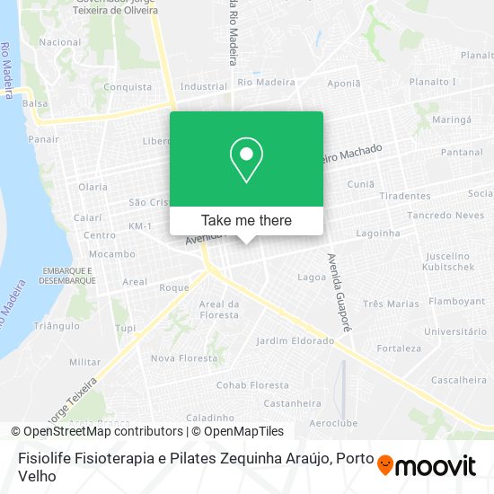 Fisiolife Fisioterapia e Pilates Zequinha Araújo map