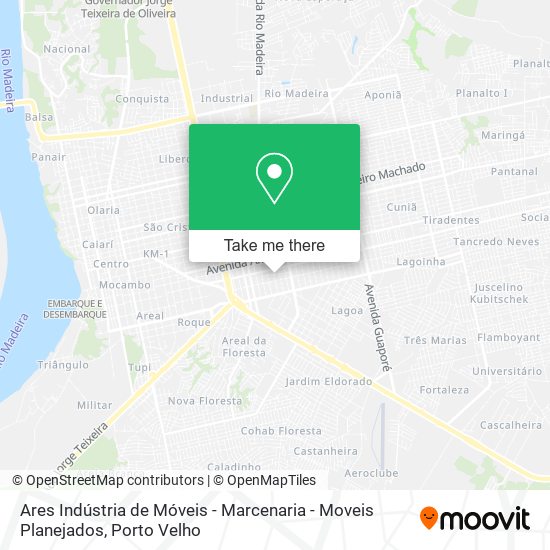 Ares Indústria de Móveis - Marcenaria - Moveis Planejados map