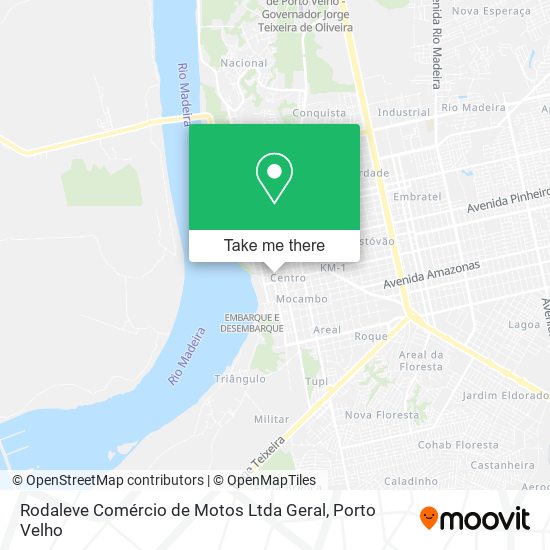 Rodaleve Comércio de Motos Ltda Geral map