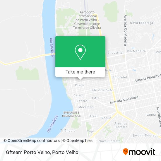 Gfteam Porto Velho map