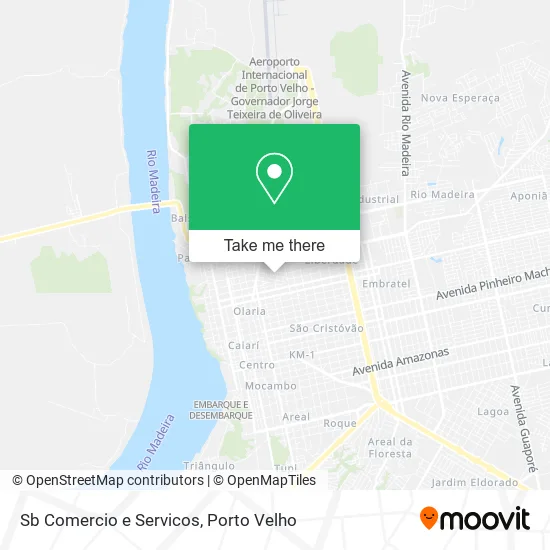 Sb Comercio e Servicos map