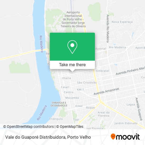 Vale do Guaporé Distribuidora map