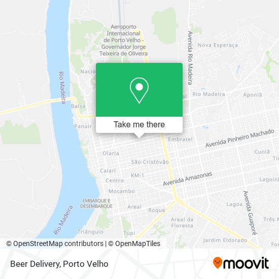 Beer Delivery map