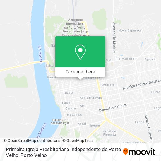Primeira Igreja Presbiteriana Independente de Porto Velho map