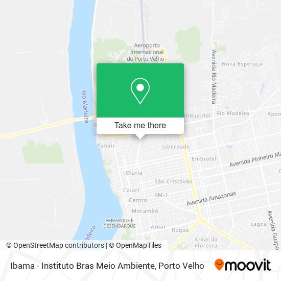 Ibama - Instituto Bras Meio Ambiente map