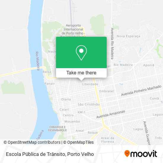 Escola Pública de Trânsito map