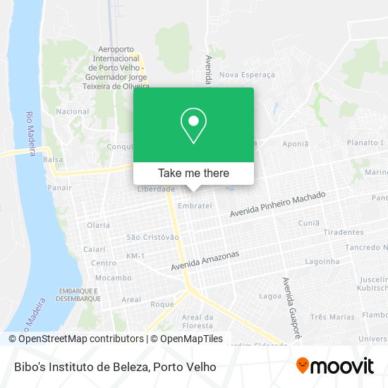 Mapa Bibo's Instituto de Beleza