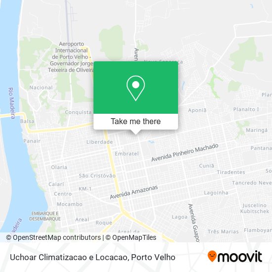 Uchoar Climatizacao e Locacao map