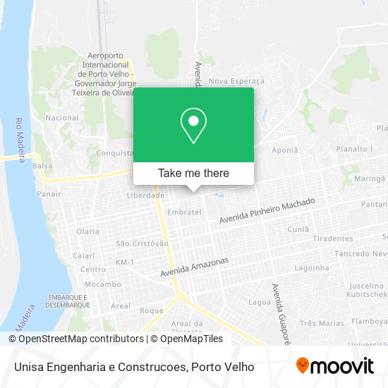 Unisa Engenharia e Construcoes map
