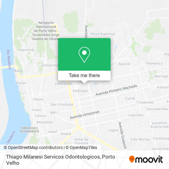 Thiago Milanesi Servicos Odontologicos map
