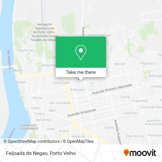 Feijoada do Negao map