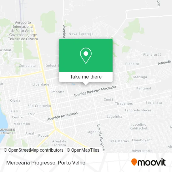 Mercearia Progresso map