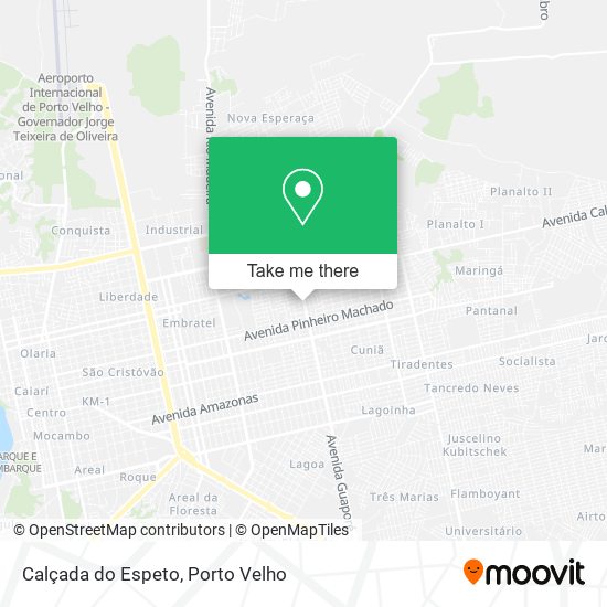 Calçada do Espeto map