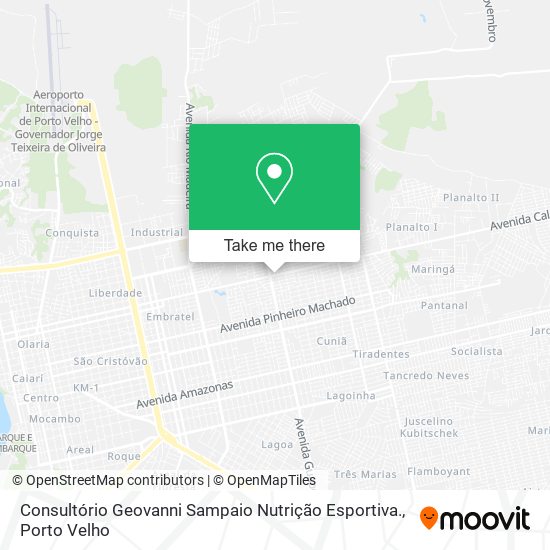 Consultório Geovanni Sampaio Nutrição Esportiva. map