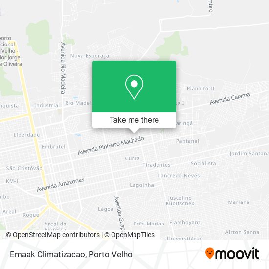Emaak Climatizacao map