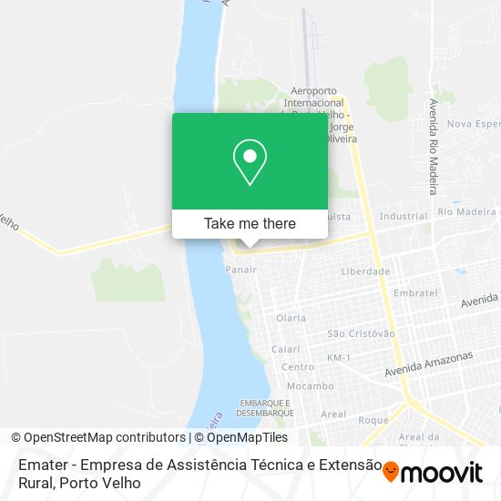 Emater - Empresa de Assistência Técnica e Extensão Rural map