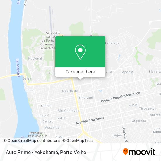 Auto Prime - Yokohama map