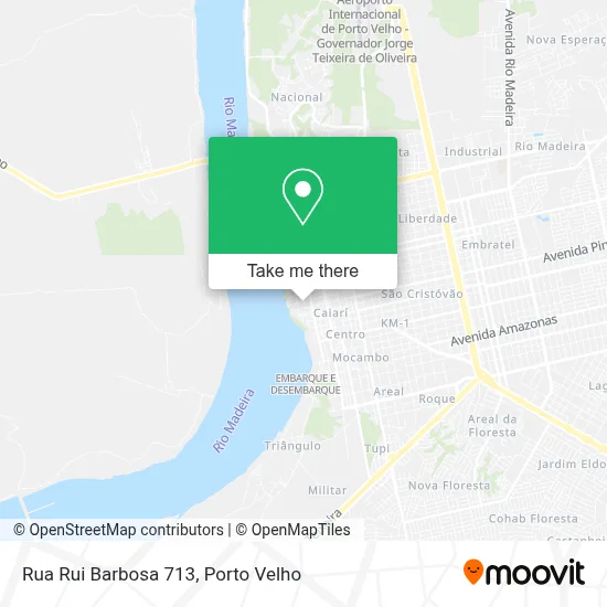Rua Rui Barbosa 713 map