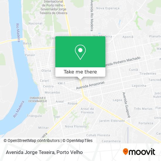 Avenida Jorge Texeira map