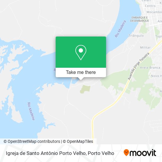 Igreja de Santo Antônio Porto Velho map