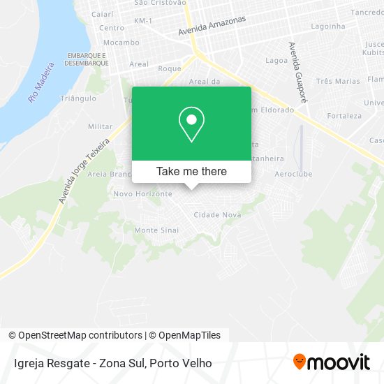 Igreja Resgate - Zona Sul map