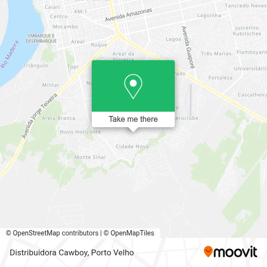 Distribuidora Cawboy map