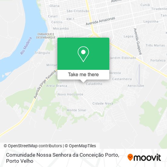 Comunidade Nossa Senhora da Conceição Porto map