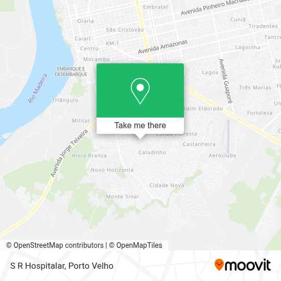 S R Hospitalar map
