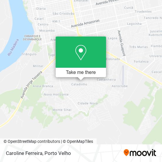 Caroline Ferreira map