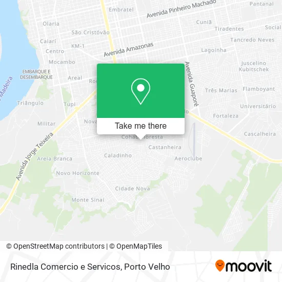 Rinedla Comercio e Servicos map