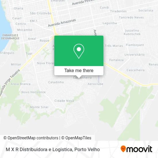 M X R Distribuidora e Logistica map