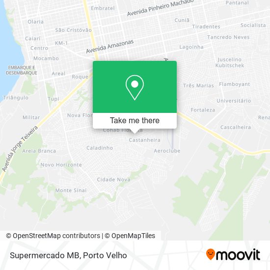 Supermercado MB map