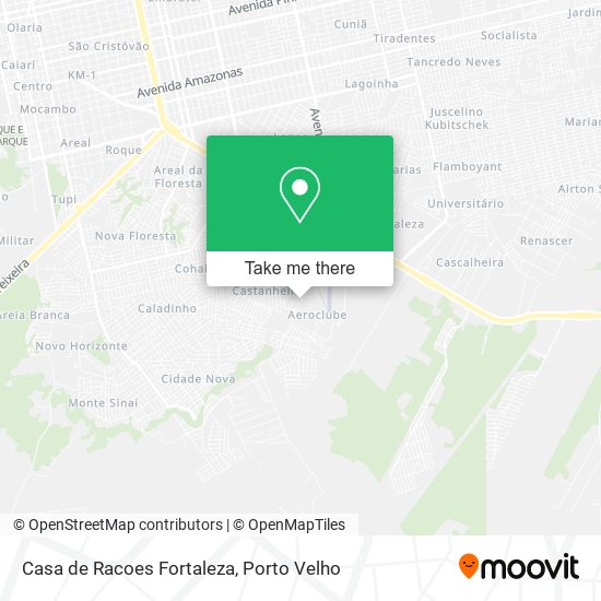 Casa de Racoes Fortaleza map
