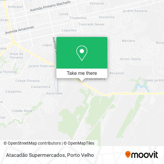 Mapa Atacadão Supermercados