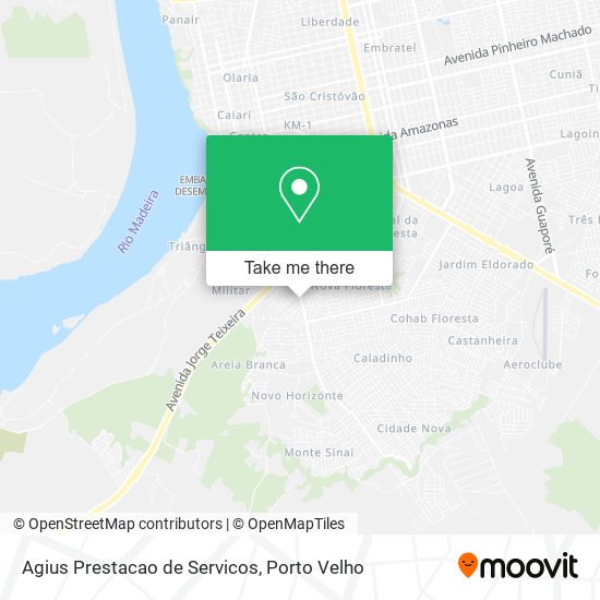 Agius Prestacao de Servicos map
