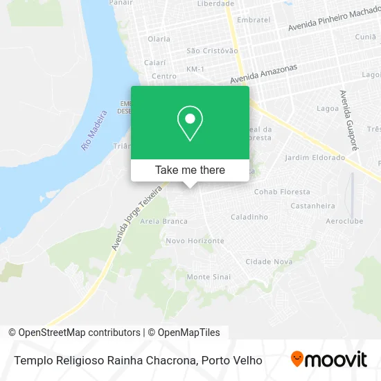 Templo Religioso Rainha Chacrona map