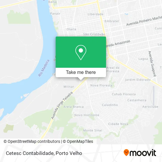 Cetesc Contabilidade map