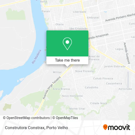Construtora Constrax map
