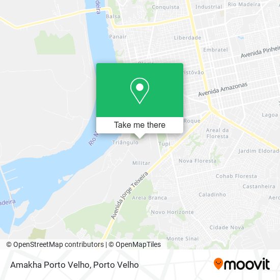 Amakha Porto Velho map