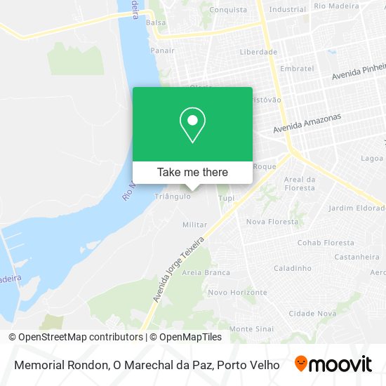 Memorial Rondon, O Marechal da Paz map
