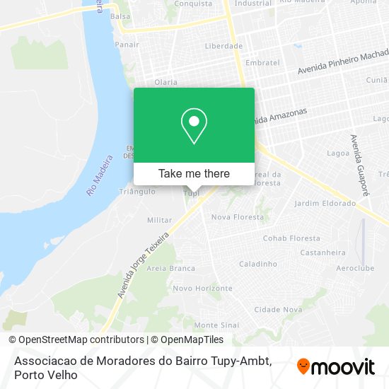 Mapa Associacao de Moradores do Bairro Tupy-Ambt