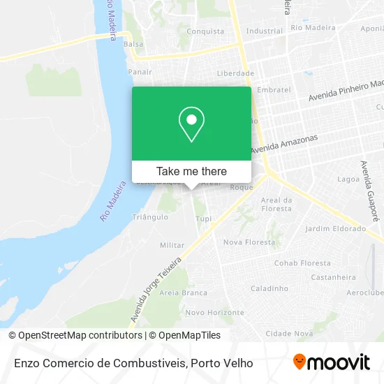 Enzo Comercio de Combustiveis map