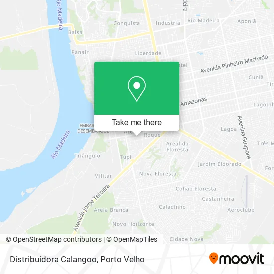 Distribuidora Calangoo map