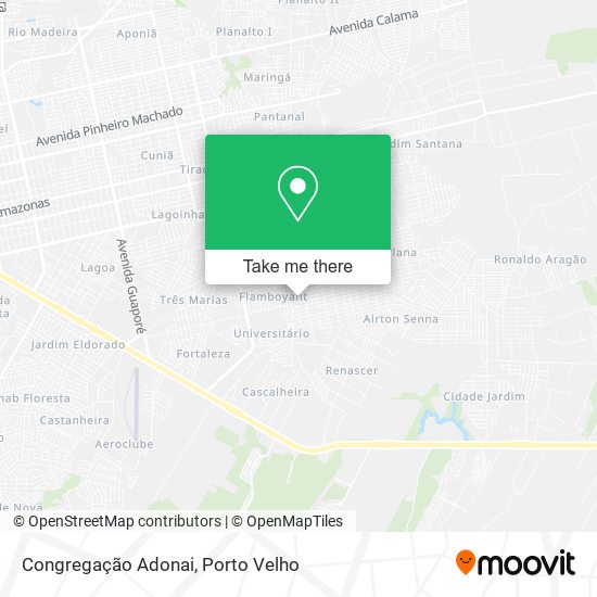 Congregação Adonai map