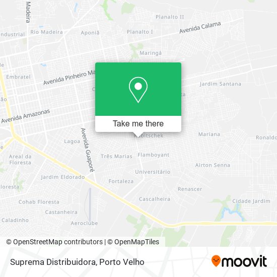 Suprema Distribuidora map