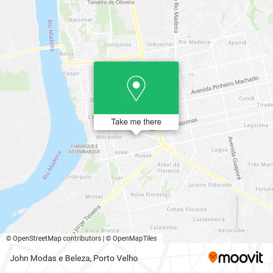 John Modas e Beleza map