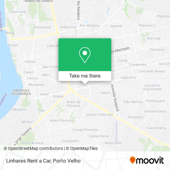 Linhares Rent a Car map